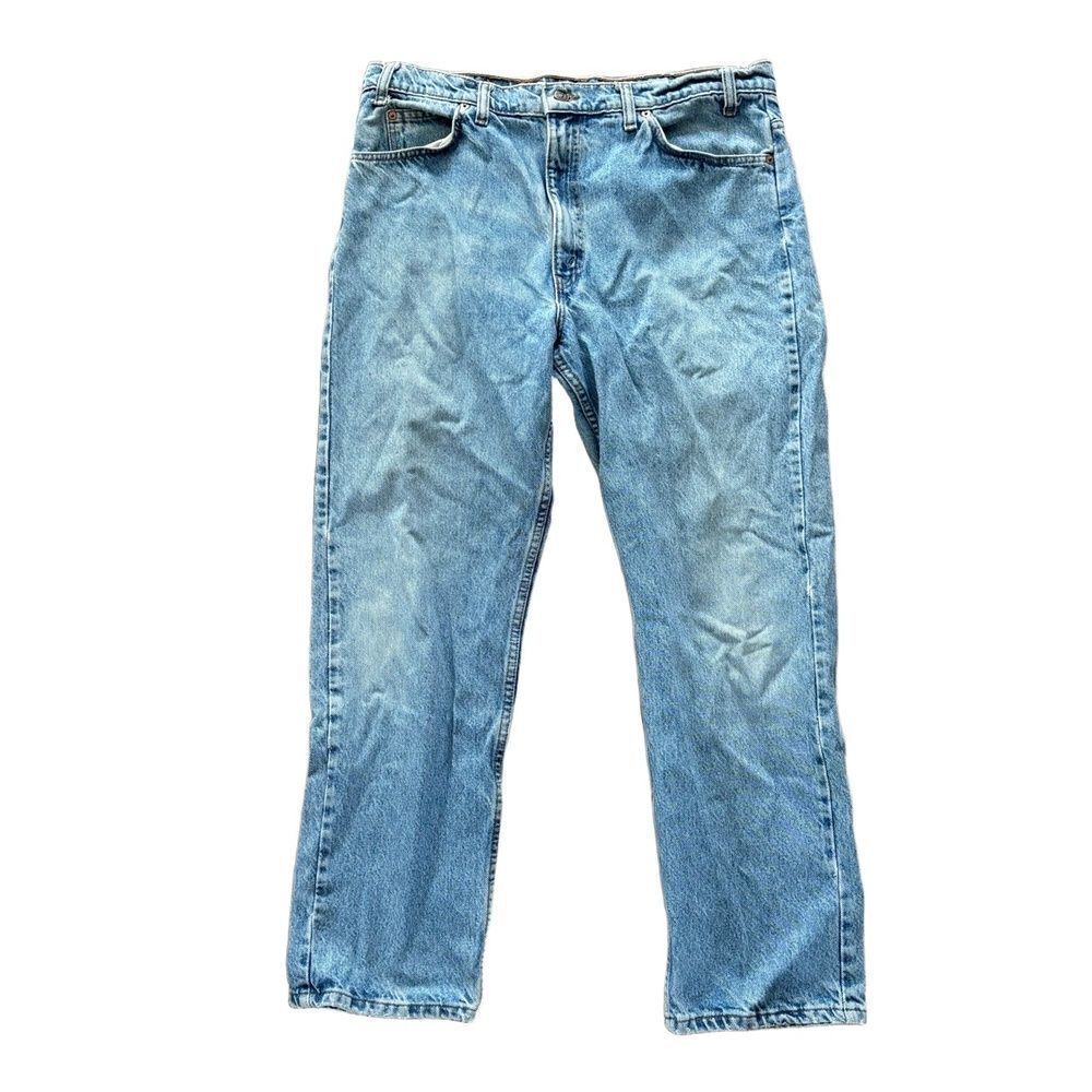 Vintage Levi’s Jeans W38 L30 Light Blue Wash 505 Regular Fit Five Pocket Classic